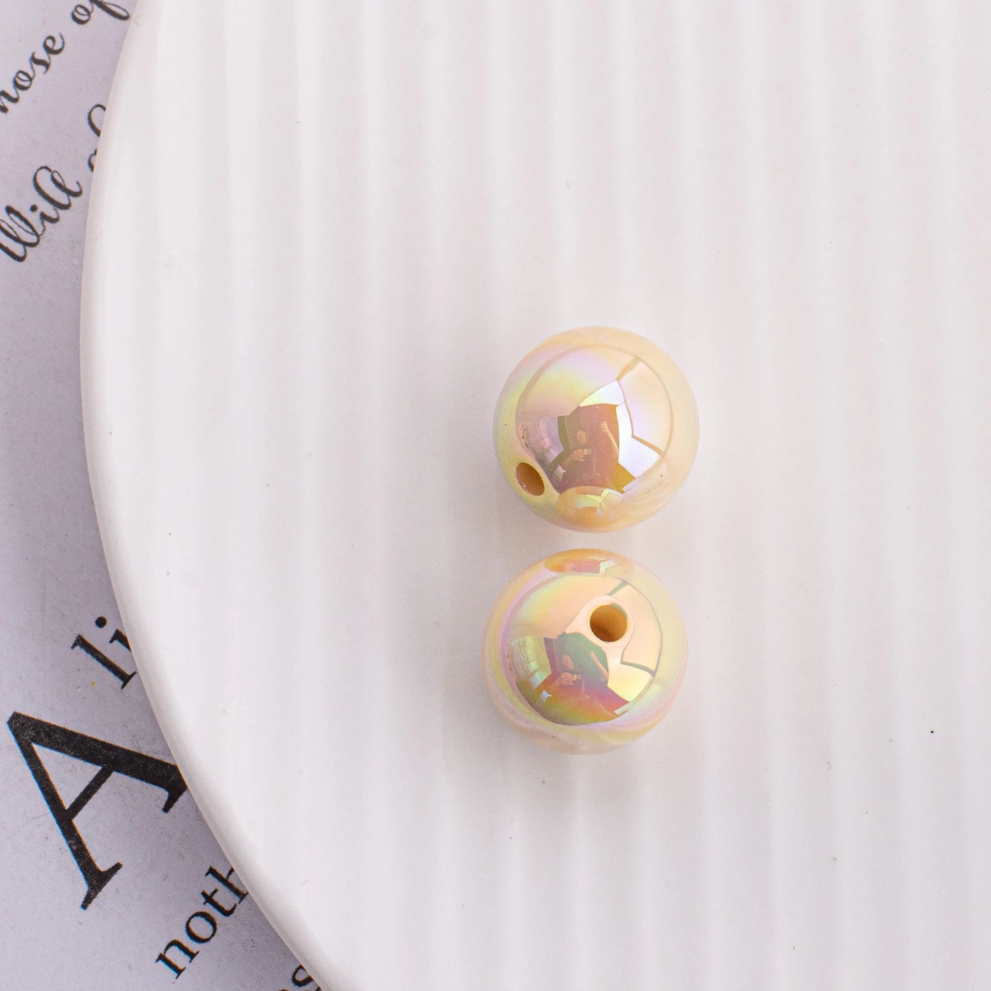 Trendy New 10 16mm AB Colors Chunky Round Gumball Bubblegum Jewelry Beads Plastic Acrylic Loose Bracelet Necklace Spacers