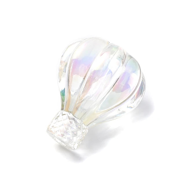 iYOE 5pcs 24x30mm Ab Color Vase Beads Hot Air Balloon Acrylic Beads For Jewelry Making Necklace Phone Chain Bracelet Keychain