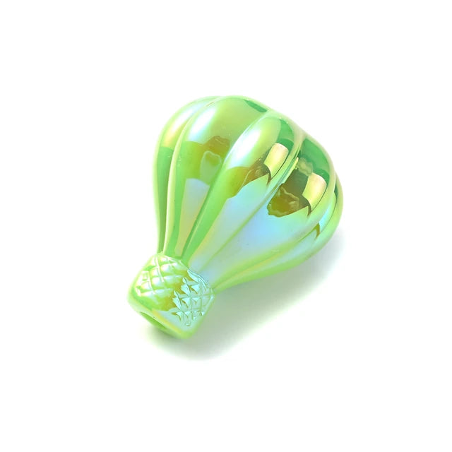 iYOE 5pcs 24x30mm Ab Color Vase Beads Hot Air Balloon Acrylic Beads For Jewelry Making Necklace Phone Chain Bracelet Keychain