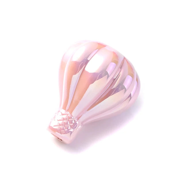 iYOE 5pcs 24x30mm Ab Color Vase Beads Hot Air Balloon Acrylic Beads For Jewelry Making Necklace Phone Chain Bracelet Keychain