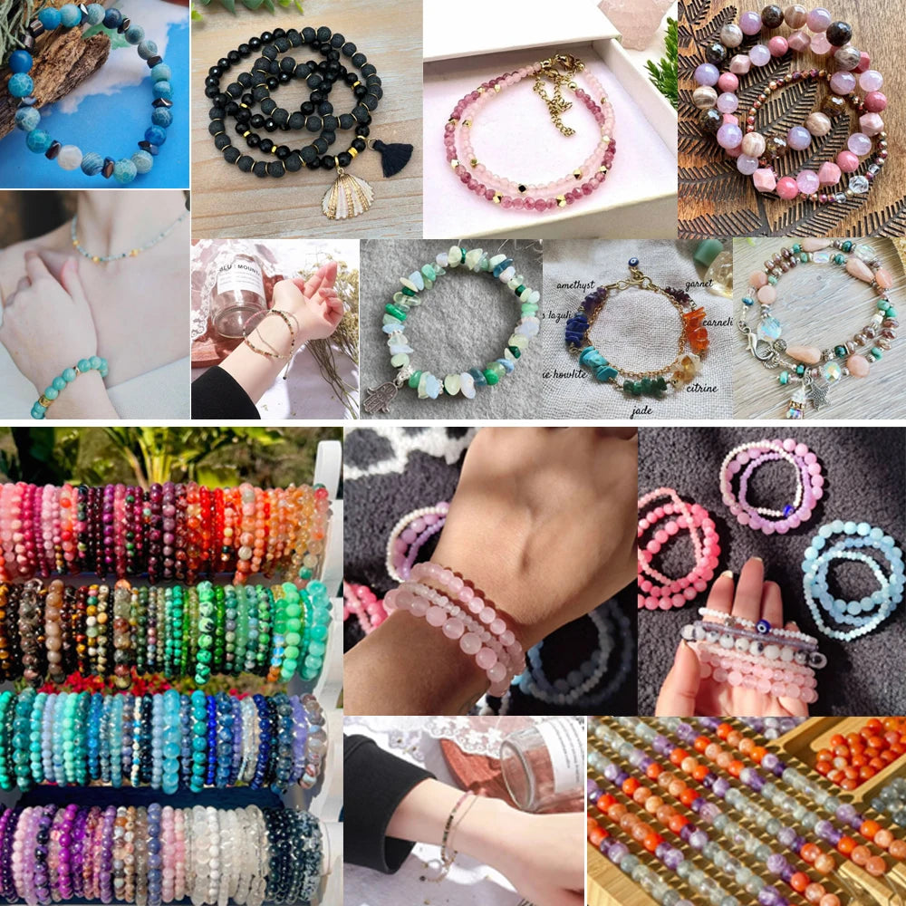 100Pcs Colorful Resin Beads Red Yellow Blue 8-16mm Round Loose Spacer Beads For Jewelry Making DIY Bracelet Necklace Handmade