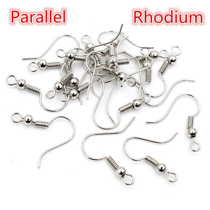 100pcs 20*17mm Gold Antique bronze Ear Hooks Earrings Clasps Findings Earring Wires For Jewelry Making Supplies Wholesale