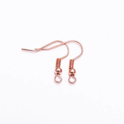 100pcs/Lot 20x17mm Alloy Ear Hooks Earrings Clasps Findings Earring Wires For Jewelry Making Charms Earrings Accessories