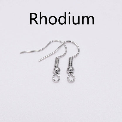 100pcs/lot 20x17mm DIY Earring Findings Earrings Clasps Hooks Fittings DIY Jewelry Making Accessories Iron Hook Earwire Jewelry