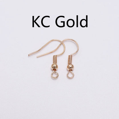 100pcs/lot 20x17mm DIY Earring Findings Earrings Clasps Hooks Fittings DIY Jewelry Making Accessories Iron Hook Earwire Jewelry