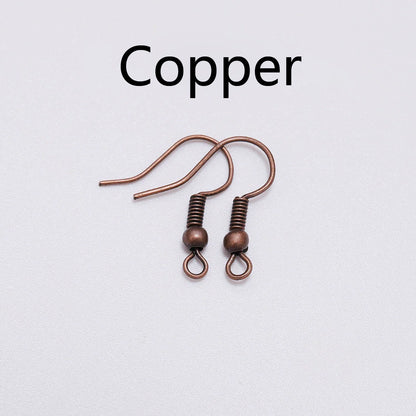 100pcs/lot 20x17mm DIY Earring Findings Earrings Clasps Hooks Fittings DIY Jewelry Making Accessories Iron Hook Earwire Jewelry