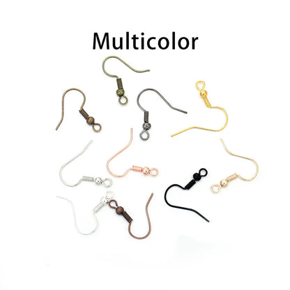 100pcs/lot 20x17mm DIY Earring Findings Earrings Clasps Hooks Fittings DIY Jewelry Making Accessories Iron Hook Earwire Jewelry