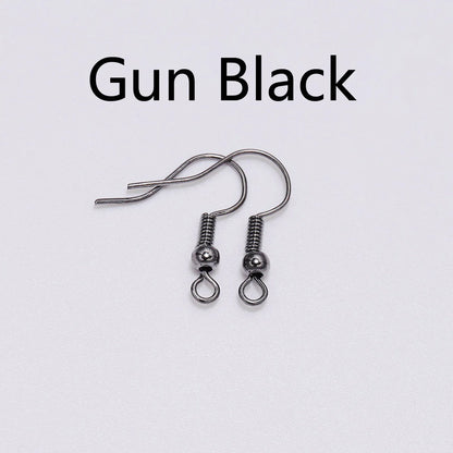 100pcs/lot 20x17mm DIY Earring Findings Earrings Clasps Hooks Fittings DIY Jewelry Making Accessories Iron Hook Earwire Jewelry