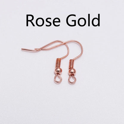 100pcs/lot 20x17mm DIY Earring Findings Earrings Clasps Hooks Fittings DIY Jewelry Making Accessories Iron Hook Earwire Jewelry