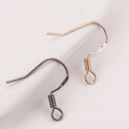 100pcs/lot Ear Wires Earrings Hooks for Jewelry Earrings Making Supplies DIY Wholesale Accessories earring making supplies