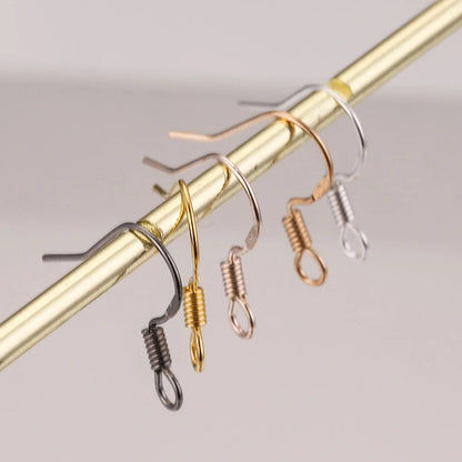 100pcs/lot Ear Wires Earrings Hooks for Jewelry Earrings Making Supplies DIY Wholesale Accessories earring making supplies
