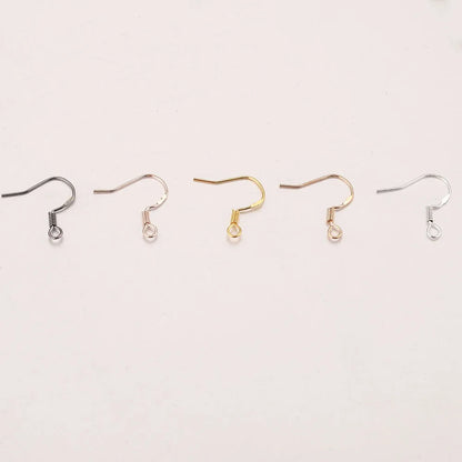 100pcs/lot Ear Wires Earrings Hooks for Jewelry Earrings Making Supplies DIY Wholesale Accessories earring making supplies