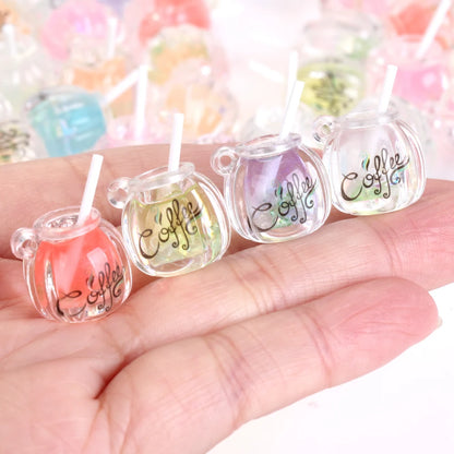 50Pcs/Lot Duck Star Ocean Animal Random Resin Charms Pendant Beads For Jewelry Making Findings DIY Bracelet Earring Accessories