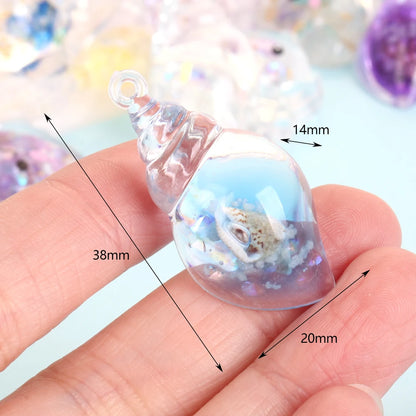 50Pcs/Lot Duck Star Ocean Animal Random Resin Charms Pendant Beads For Jewelry Making Findings DIY Bracelet Earring Accessories