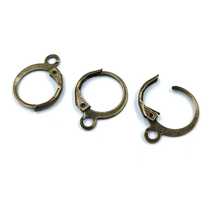 13*16mm 20Pcs Lobster Clasp Hooks DIY For Earrings Jewelry Findings Ear Jewelry Accessories