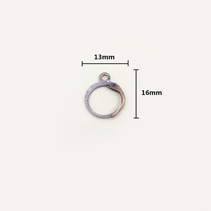 13*16mm 20Pcs Lobster Clasp Hooks DIY For Earrings Jewelry Findings Ear Jewelry Accessories