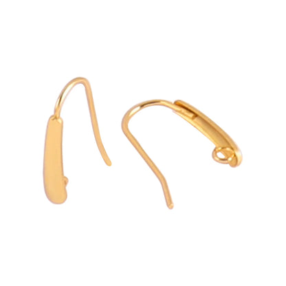 20pcs Stainless Steel Ear Hook Findings DIY Clasps Hooks Earwire Jewelry For Making Earring Supplies Accessories