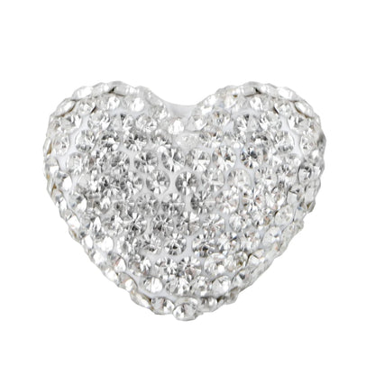 3pcs Love Crystal Rhinestones Colorful Bow Classic Straight Hole Beads DIY Phone Keychain Necklace Accessories