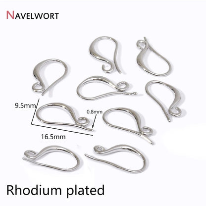 5 Pairs 18K Gold Plated Brass Earring Hooks,Earwires,Earrings For Luxury Earrings,DIY Earring Making Findings For Jewelry Making