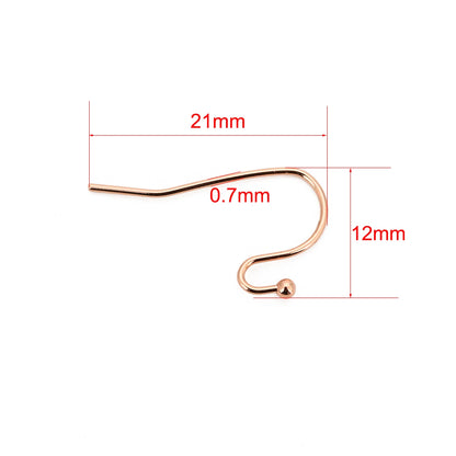 50Pcs Hypoallergenic Surgical Stainless Steel Multi Design Blank Ear Wire Fish Hooks for DIY Earring Jewelry Making Findings
