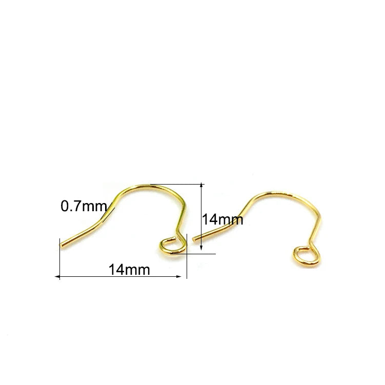 50Pcs Hypoallergenic Surgical Stainless Steel Multi Design Blank Ear Wire Fish Hooks for DIY Earring Jewelry Making Findings
