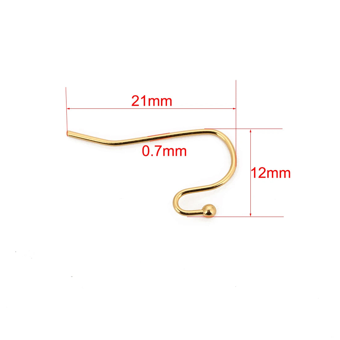 50Pcs Hypoallergenic Surgical Stainless Steel Multi Design Blank Ear Wire Fish Hooks for DIY Earring Jewelry Making Findings