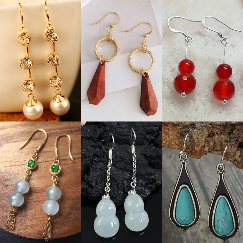 50pcs 316 Stainless Steel Earring Hooks French Earrings DIY Earring Clasp Findings Supplies For Jewelry Making Wholesale Parts