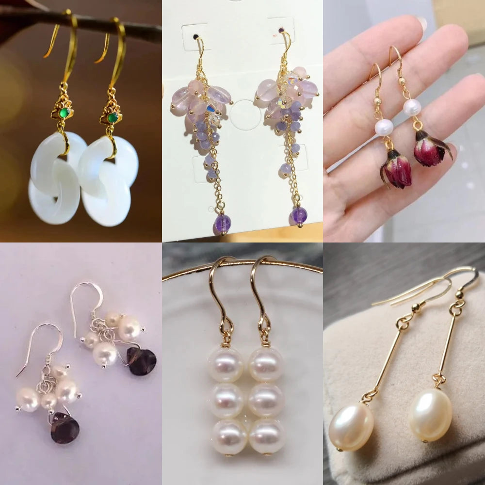 50pcs 316 Stainless Steel Earring Hooks French Earrings DIY Earring Clasp Findings Supplies For Jewelry Making Wholesale Parts