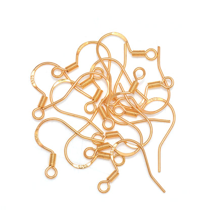 50pcs 925 Silver Plated Earring Hooks, Hypoallergenic Fish Hook DIY Earring Findings Jewelry Making Supplies