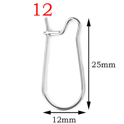 50pcs Stainless Steel Jewelry French Earring Hooks Findings Not Allergic Ear Hook Earrings Clasps For DIY Jewelry Making