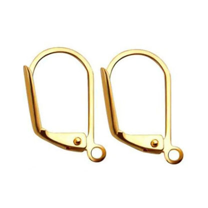 50pcs Stainless Steel Jewelry French Earring Hooks Findings Not Allergic Ear Hook Earrings Clasps For DIY Jewelry Making