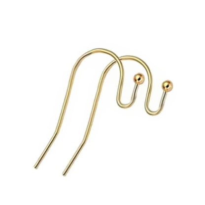 50pcs Stainless Steel Jewelry French Earring Hooks Findings Not Allergic Ear Hook Earrings Clasps For DIY Jewelry Making