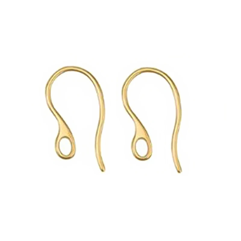 50pcs Stainless Steel Jewelry French Earring Hooks Findings Not Allergic Ear Hook Earrings Clasps For DIY Jewelry Making