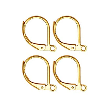 50pcs Stainless Steel Jewelry French Earring Hooks Findings Not Allergic Ear Hook Earrings Clasps For DIY Jewelry Making