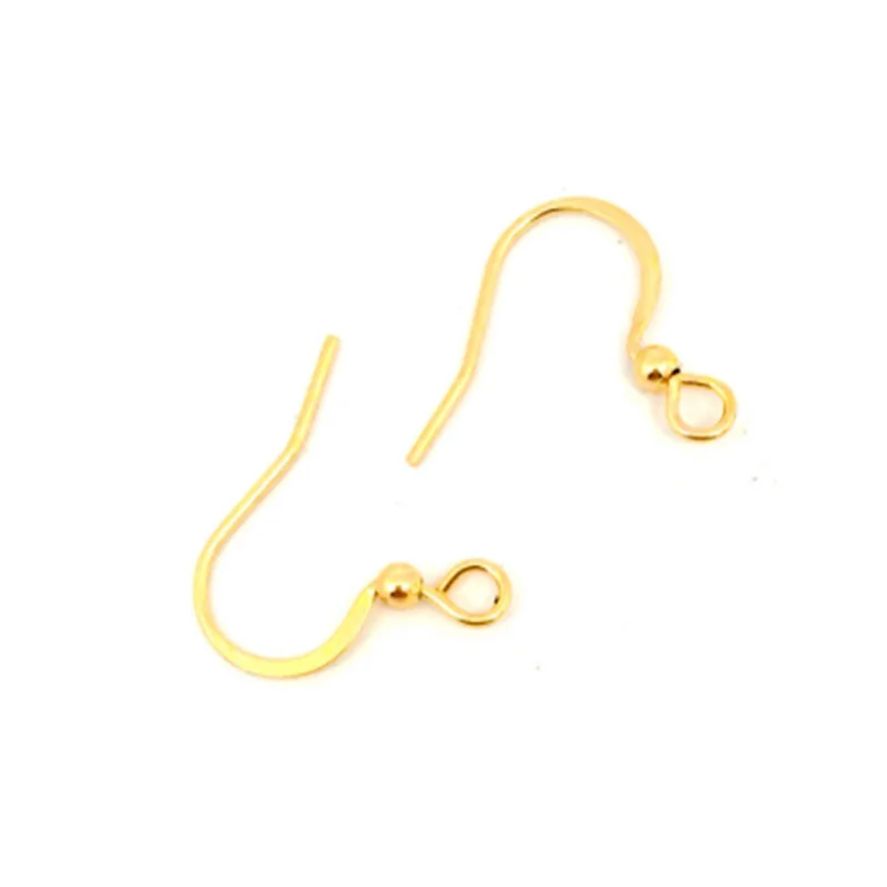 50pcs Stainless Steel Jewelry French Earring Hooks Findings Not Allergic Ear Hook Earrings Clasps For DIY Jewelry Making