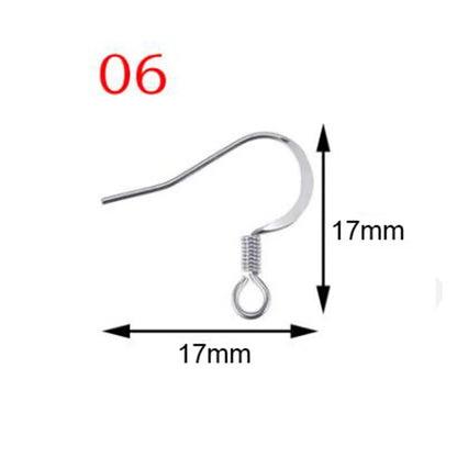 50pcs Stainless Steel Jewelry French Earring Hooks Findings Not Allergic Ear Hook Earrings Clasps For DIY Jewelry Making