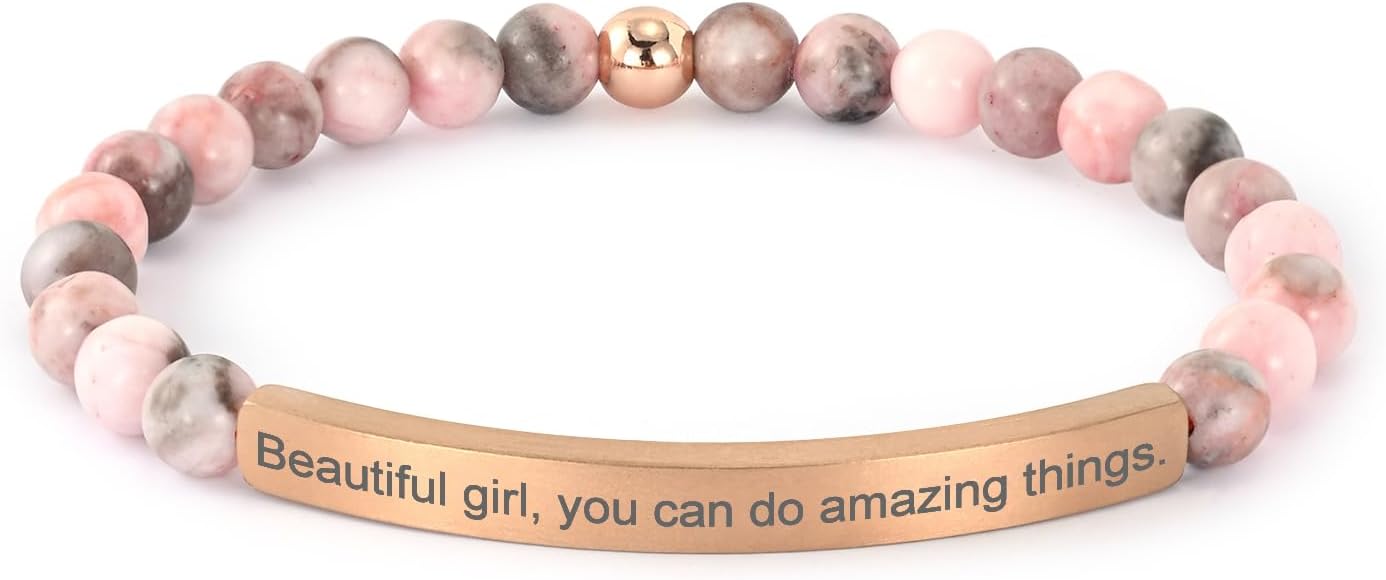Inspirational Bracelets for Women,18K Gold Plated Christian Bible Verse Faith Jewelry, Religious Jesus Prayer Gift for Mom, Sister, Friend