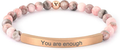 Inspirational Bracelets for Women,18K Gold Plated Christian Bible Verse Faith Jewelry, Religious Jesus Prayer Gift for Mom, Sister, Friend