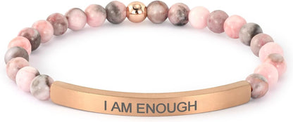 Inspirational Bracelets for Women,18K Gold Plated Christian Bible Verse Faith Jewelry, Religious Jesus Prayer Gift for Mom, Sister, Friend