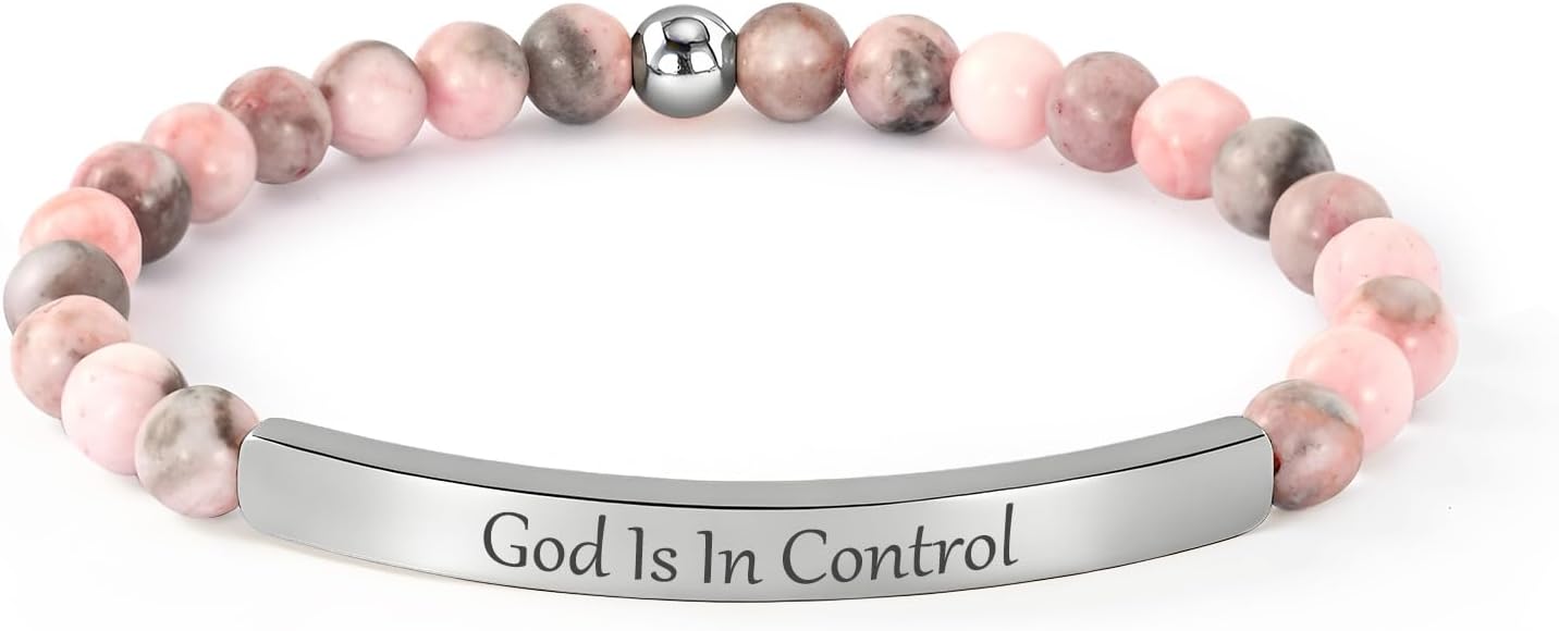 Inspirational Bracelets for Women,18K Gold Plated Christian Bible Verse Faith Jewelry, Religious Jesus Prayer Gift for Mom, Sister, Friend