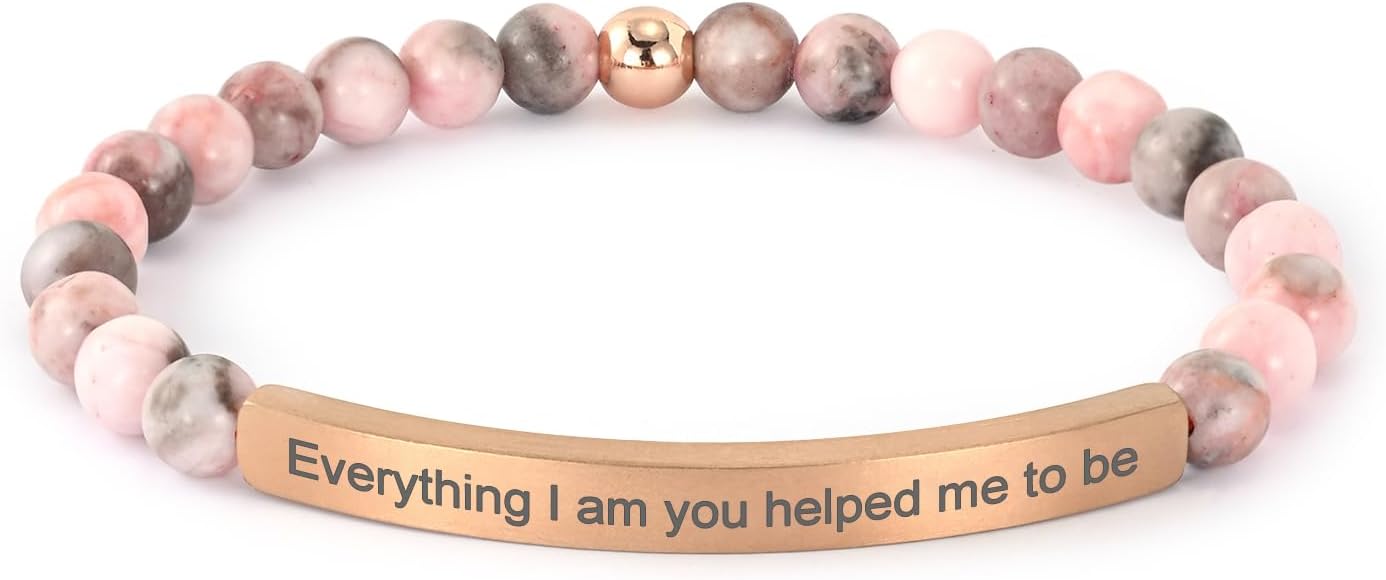 Inspirational Bracelets for Women,18K Gold Plated Christian Bible Verse Faith Jewelry, Religious Jesus Prayer Gift for Mom, Sister, Friend