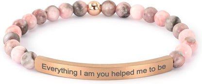 Inspirational Bracelets for Women,18K Gold Plated Christian Bible Verse Faith Jewelry, Religious Jesus Prayer Gift for Mom, Sister, Friend