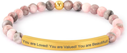 Inspirational Bracelets for Women,18K Gold Plated Christian Bible Verse Faith Jewelry, Religious Jesus Prayer Gift for Mom, Sister, Friend