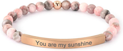 Inspirational Bracelets for Women,18K Gold Plated Christian Bible Verse Faith Jewelry, Religious Jesus Prayer Gift for Mom, Sister, Friend