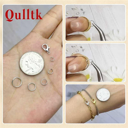 1200Pcs Jump Rings for Jewelry Making Supplies, Jewelry Pliers Set