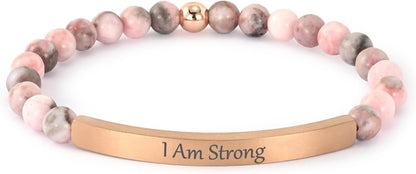 Inspirational Bracelets for Women,18K Gold Plated Christian Bible Verse Faith Jewelry, Religious Jesus Prayer Gift for Mom, Sister, Friend