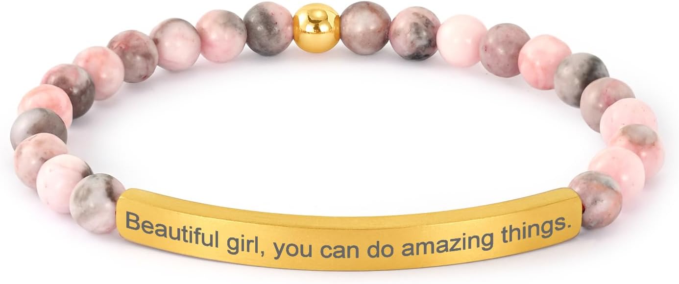 Inspirational Bracelets for Women,18K Gold Plated Christian Bible Verse Faith Jewelry, Religious Jesus Prayer Gift for Mom, Sister, Friend