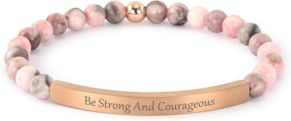 Inspirational Bracelets for Women,18K Gold Plated Christian Bible Verse Faith Jewelry, Religious Jesus Prayer Gift for Mom, Sister, Friend