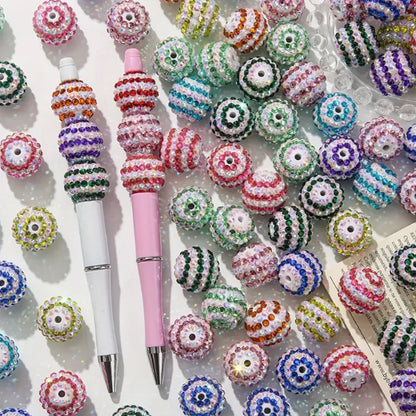 50PCS 16mm Colorful Disco Ball Christmas Cube Beads For Jewelry Making Findings DIY Bracelet Necklace Earring Accessories