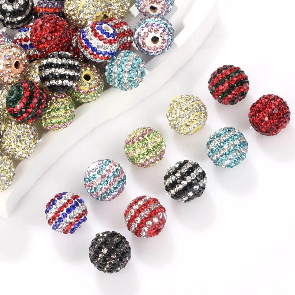 50PCS 16mm Colorful Disco Ball Christmas Cube Beads For Jewelry Making Findings DIY Bracelet Necklace Earring Accessories
